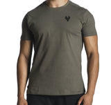 Men's TACDOR Olive Cotton T-shirt