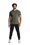 Men's TACDOR Olive Cotton T-shirt