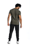 Men's TACDOR Olive Cotton T-shirt