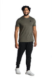 Men's TACDOR Olive Cotton T-shirt