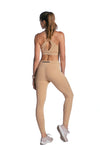 Women's Sand side-pocketed Leggings