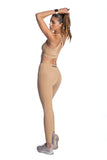 Women's Sand side-pocketed Leggings