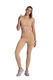 Women's Sand side-pocketed Leggings