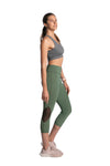 Women's TACDOR 3/4 Olive Leggings