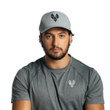 Warrior - Grey Flexfit TACDOR cap with black embroidery