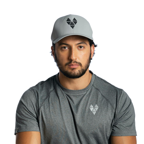 Warrior - Grey Flexfit TACDOR cap with black embroidery