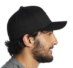 Charlie - Black Flexfit TACDOR cap with black embroidered branding