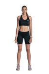 Women's TACDOR Black Cross-strap Sports Bra