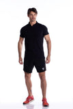 TACDOR® Men’s Crossover Polo - Black