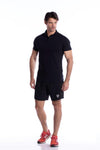 TACDOR® Men’s Crossover Polo - Black