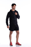 TACDOR® Men's TACDOR Roadster Zip Hoodie - Black Reflect