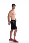 TACDOR® Men's CrossActive Panel Shorts - Black